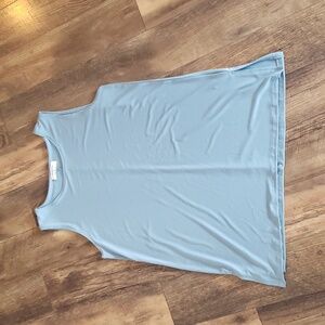 Zenana Extra Long Sky Blue Tank
